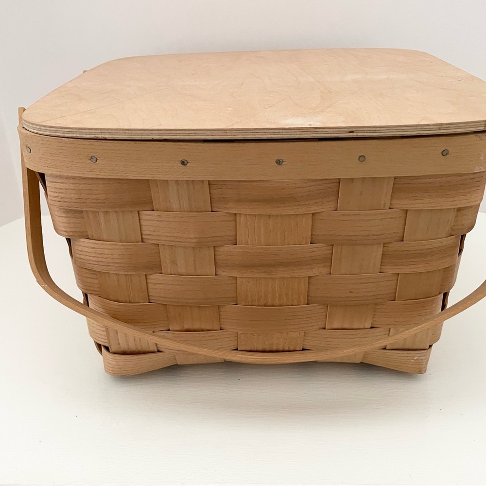 RARE DOUBLE PIE CARRIER BASKET-USED TWICE - Picture 5 of 9